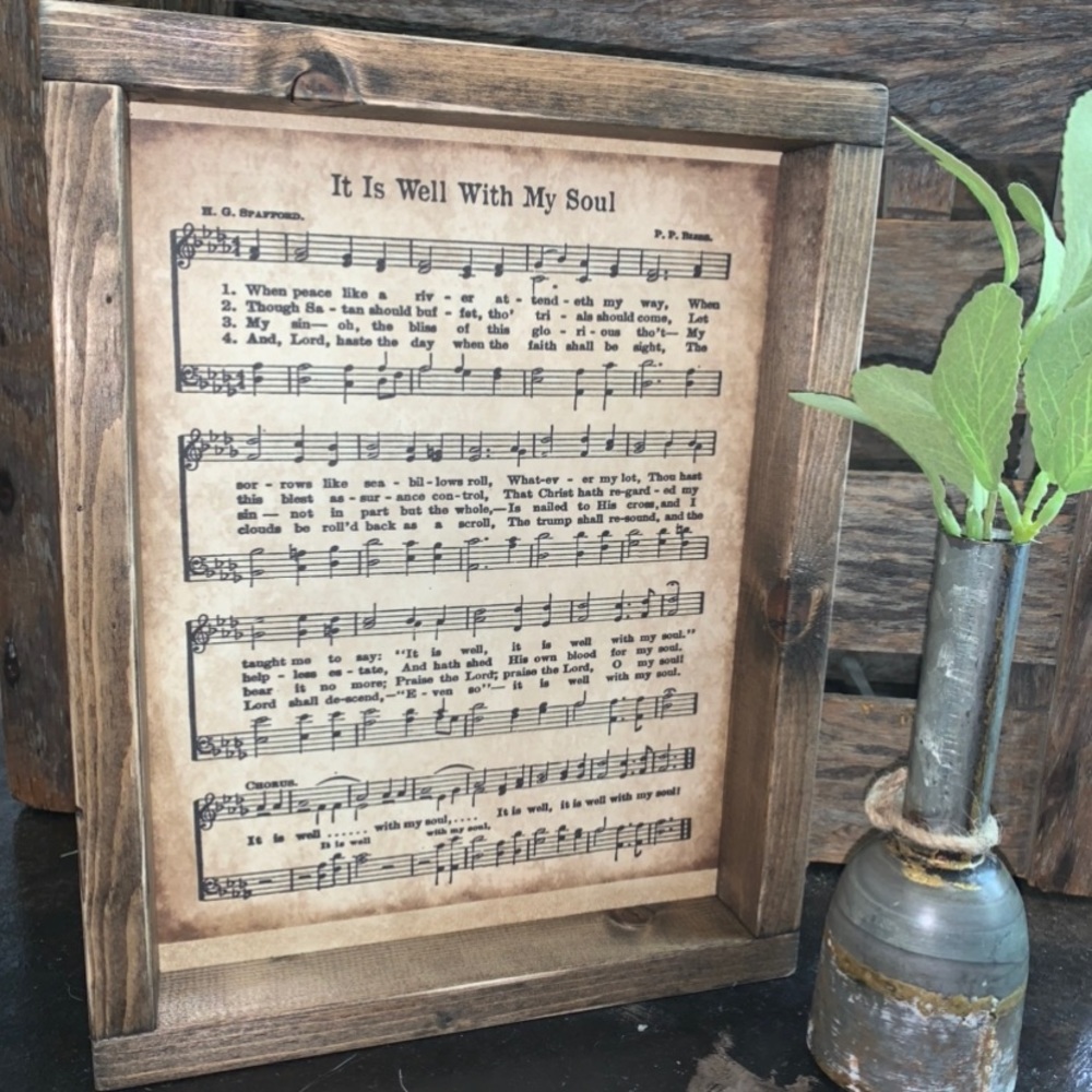 Framed Hymns // It Is Well With My Soul